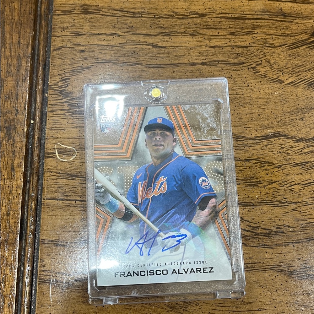 2023 TOPPS Series one Francisco Alvarez auto card